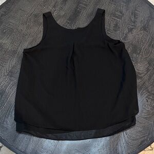 Chic Black Sleeveless Tank Top